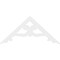Ekena Millwork Pitch Brontes Architectural Grade PVC Gable Pediment, 60"W x 27 1/2"H x 1"P (11/12) GPP060X028X100BRO - alternate 5